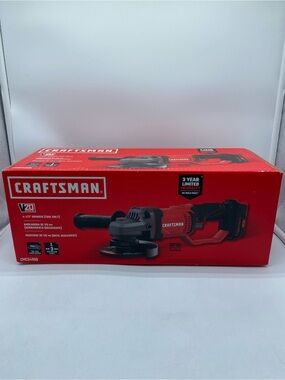 Craftsman V20 Cordless 4-1/2 Inch Angle Grinder CMCG400B (Bare Tool)